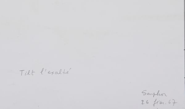 SEUPHOR MICHEL (1901 - 1999) : L'EXALTE'  - Asta Asta 504 | ARTE MODERNA E CONTEMPORANEA Online - Associazione Nazionale - Case d'Asta italiane
