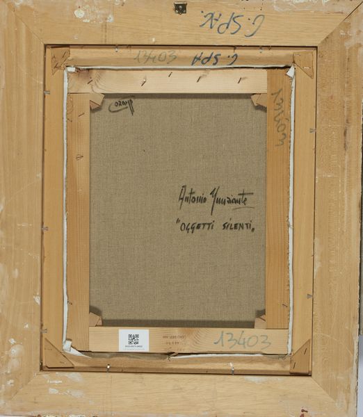 NUNZIANTE ANTONIO (n. 1956) : OGGETTI SILENTI  - Asta Asta 504 | ARTE MODERNA E CONTEMPORANEA Online - Associazione Nazionale - Case d'Asta italiane