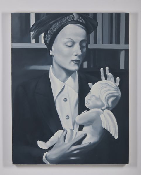 MONTESANO GIAN MARCO (n. 1949) : AMORINO IN MARMO CON SIGNORA  - Asta Asta 504 | ARTE MODERNA E CONTEMPORANEA Online - Associazione Nazionale - Case d'Asta italiane