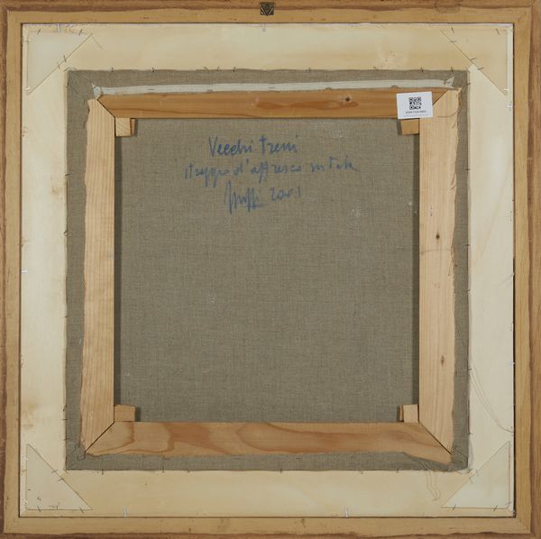 SCUFFI MARCELLO (1948 - 2021) : VECCHI TRENI, 2001  - Asta Asta 504 | ARTE MODERNA E CONTEMPORANEA Online - Associazione Nazionale - Case d'Asta italiane