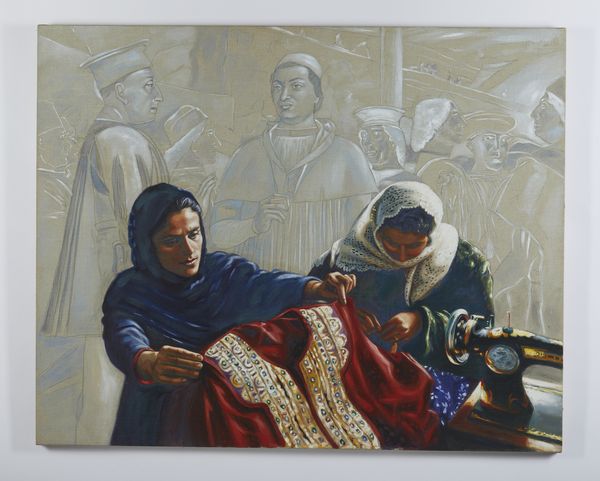 HASSOUN ALI (n. 1964) : L'ABITO E IL MONACO  - Asta Asta 504 | ARTE MODERNA E CONTEMPORANEA Online - Associazione Nazionale - Case d'Asta italiane