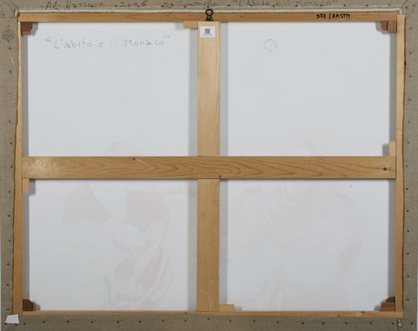 HASSOUN ALI (n. 1964) : L'ABITO E IL MONACO  - Asta Asta 504 | ARTE MODERNA E CONTEMPORANEA Online - Associazione Nazionale - Case d'Asta italiane