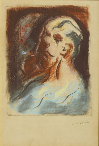 MASSON ANDRE' (1896 - 1987) : PORTRAIT DE GEORGES LIMBOUR  - Asta Asta 504 | ARTE MODERNA E CONTEMPORANEA Online - Associazione Nazionale - Case d'Asta italiane