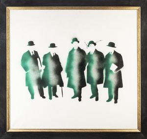 SCHIFANO MARIO (1934 - 1998) : FUTURISTI  - Asta Asta 504 | ARTE MODERNA E CONTEMPORANEA Online - Associazione Nazionale - Case d'Asta italiane