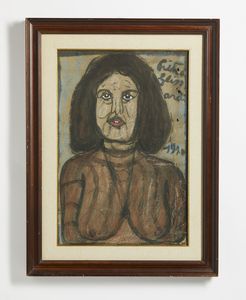 GHIZZARDI PIETRO (1906 - 1986) : RITRATTO DI GIOVANE DONNA  - Asta Asta 504 | ARTE MODERNA E CONTEMPORANEA Online - Associazione Nazionale - Case d'Asta italiane