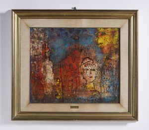 ROGNONI FRANCO (1913 - 1999) : CITTA' DI NOTTE  - Asta Asta 504 | ARTE MODERNA E CONTEMPORANEA Online - Associazione Nazionale - Case d'Asta italiane