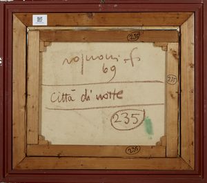 ROGNONI FRANCO (1913 - 1999) : CITTA' DI NOTTE  - Asta Asta 504 | ARTE MODERNA E CONTEMPORANEA Online - Associazione Nazionale - Case d'Asta italiane