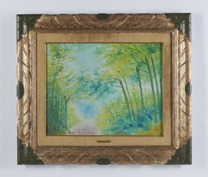 LILLONI UMBERTO (1898 - 1980) : AUTUNNO SUL GENEROSO-STRADA SUL GENEROSO  - Asta Asta 504 | ARTE MODERNA E CONTEMPORANEA Online - Associazione Nazionale - Case d'Asta italiane