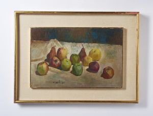 VARAGNOLO  MARIO  (1901 - 1971) : MELE E PERE  - Asta Asta 504 | ARTE MODERNA E CONTEMPORANEA Online - Associazione Nazionale - Case d'Asta italiane