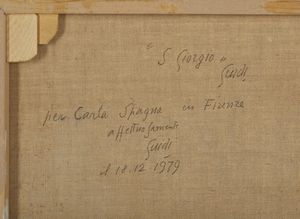 GUIDI VIRGILIO (1891 - 1984) : S.GIORGIO (SECONDA META' ANNI '70)  - Asta Asta 504 | ARTE MODERNA E CONTEMPORANEA Online - Associazione Nazionale - Case d'Asta italiane