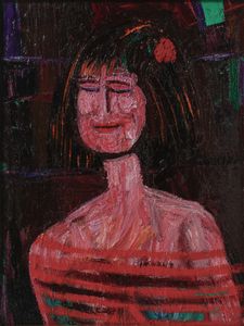 CASSINARI BRUNO (1912 - 1992) : RAGAZZA TRISTE  - Asta Asta 504 | ARTE MODERNA E CONTEMPORANEA Online - Associazione Nazionale - Case d'Asta italiane