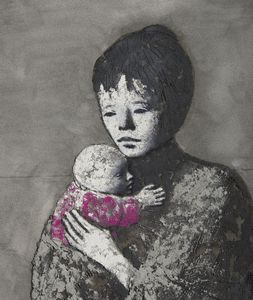 BUENO XAVIER (1915 - 1979) : MATERNITA'  - Asta Asta 504 | ARTE MODERNA E CONTEMPORANEA Online - Associazione Nazionale - Case d'Asta italiane
