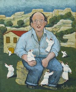 PROIETTI NORBERTO (1927 - 2009) : SENZA TITOLO  - Asta Asta 504 | ARTE MODERNA E CONTEMPORANEA Online - Associazione Nazionale - Case d'Asta italiane