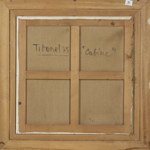 TITONEL ANGELO (1938 - 2018) : CABINE  - Asta Asta 504 | ARTE MODERNA E CONTEMPORANEA Online - Associazione Nazionale - Case d'Asta italiane