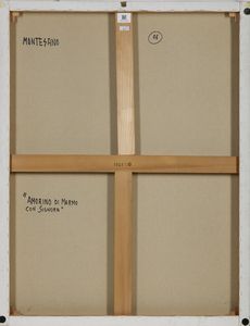 MONTESANO GIAN MARCO (n. 1949) : AMORINO IN MARMO CON SIGNORA  - Asta Asta 504 | ARTE MODERNA E CONTEMPORANEA Online - Associazione Nazionale - Case d'Asta italiane