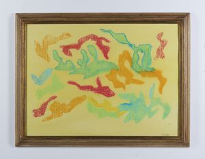 TURCATO GIULIO (1912 - 1995) : FLOREALE  - Asta Asta 504 | ARTE MODERNA E CONTEMPORANEA Online - Associazione Nazionale - Case d'Asta italiane