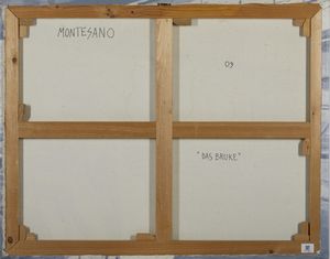 MONTESANO GIAN MARCO (n. 1949) : DAS BRUKE  - Asta Asta 504 | ARTE MODERNA E CONTEMPORANEA Online - Associazione Nazionale - Case d'Asta italiane