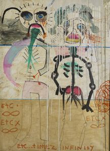 KOSTABI PAUL (n. 1962) : BARRET AND ANDREW WAITING FOR CORY  - Asta Asta 504 | ARTE MODERNA E CONTEMPORANEA Online - Associazione Nazionale - Case d'Asta italiane