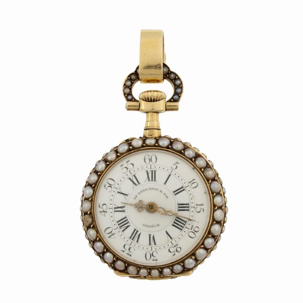 Orologio da tasca a monachina Le Gallofin n. Cie  - Asta Gioielli Orologi Bijoux Vintage Web Only - Associazione Nazionale - Case d'Asta italiane