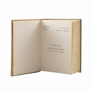 Alighiero Boetti  - Asta Arte Moderna e Contemporanea - Associazione Nazionale - Case d'Asta italiane