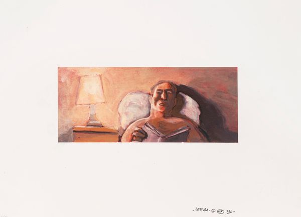 Gipi (Gianni Pacinotti) : Lettura  - Asta Maestri del Fumetto: Collezione Oliva - Associazione Nazionale - Case d'Asta italiane