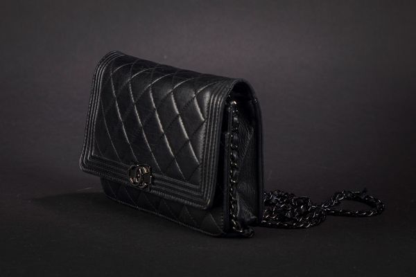CHANEL : Borsa Wallet on chain Boy  - Asta Luxury Fashion - Associazione Nazionale - Case d'Asta italiane