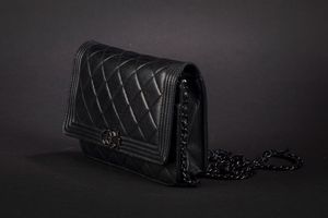 CHANEL : Borsa Wallet on chain Boy  - Asta Luxury Fashion - Associazione Nazionale - Case d'Asta italiane
