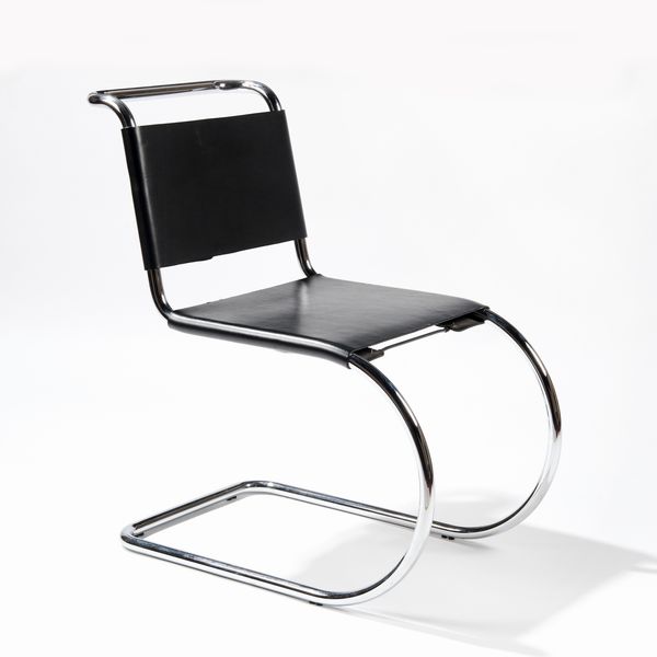 LUDWIG MIES VAN DER ROHE : Sedia “MR 10”  - Asta LA CASA DELL'ARCHITETTO Asta di Design - Associazione Nazionale - Case d'Asta italiane