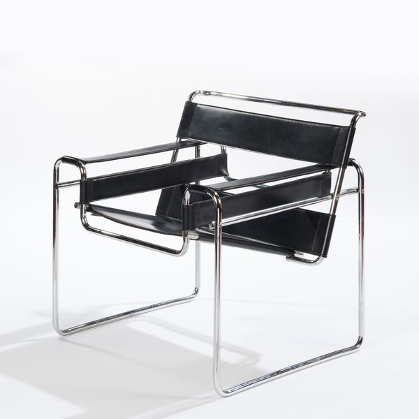Marcel Breuer : Sedia “Wassily”  - Asta LA CASA DELL'ARCHITETTO Asta di Design - Associazione Nazionale - Case d'Asta italiane