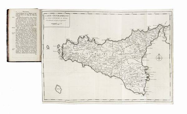 PIERRE (DEL) CALLEJO Y ANGULO : Description de l'Isle de Sicile, et de ses cotes maritimes, avec les plans de toutes ses forteresses...  - Asta Libri, autografi e manoscritti - Associazione Nazionale - Case d'Asta italiane