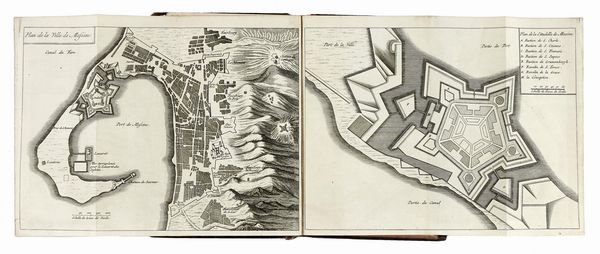 PIERRE (DEL) CALLEJO Y ANGULO : Description de l'Isle de Sicile, et de ses cotes maritimes, avec les plans de toutes ses forteresses...  - Asta Libri, autografi e manoscritti - Associazione Nazionale - Case d'Asta italiane