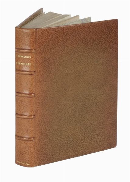 BERNARDUS CLARAVALLENSIS : [Sermones de tempore et de sanctis una cum homiliis et epistolis] Sermones de tempore & de sanctis cum omelijs beati Bernardi abbatis clareuallensis ordinis cisterciensis cum nonnullis epistolis eiusdem.  - Asta Libri, autografi e manoscritti - Associazione Nazionale - Case d'Asta italiane