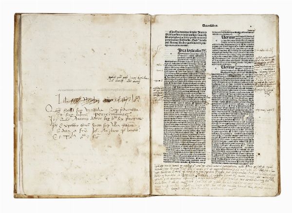 IOANNES DUNS SCOTUS : Questiones Scoti super uniuersalibus: predicamentis ac periermenias.  - Asta Libri, autografi e manoscritti - Associazione Nazionale - Case d'Asta italiane