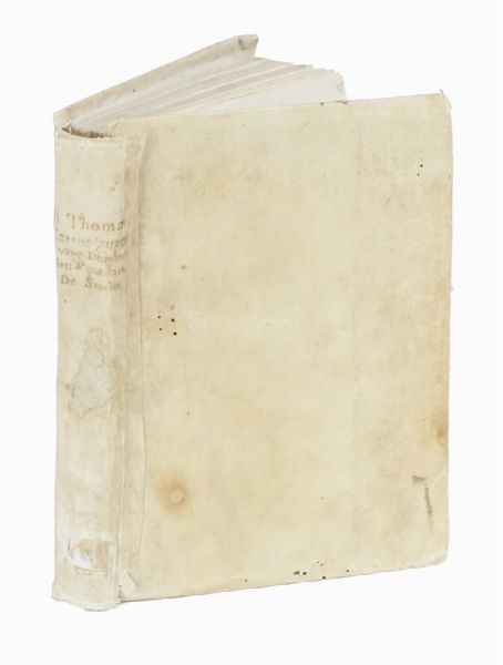TOMMASO D'AQUINO (SANTO) : [Cathena aurea] Secunda pars.  - Asta Libri, autografi e manoscritti - Associazione Nazionale - Case d'Asta italiane