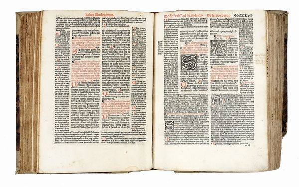 JUSTINIANUS : Digestum vetus quinquaginta librorum pandectarum primus Tomus. xxiiii libros continens...  - Asta Libri, autografi e manoscritti - Associazione Nazionale - Case d'Asta italiane