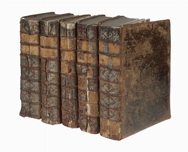 BERNARD (DE) MONTFAUCON : L'antiquité expliquée et représentée en figures [...] Par dom Bernard De Montfaucon [...] Tome premier (-cinquieme).  - Asta Libri, autografi e manoscritti - Associazione Nazionale - Case d'Asta italiane