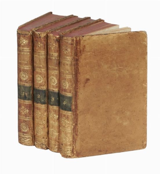 NASO PUBLIUS OVIDIUS : Les metamorphoses d'Ovide, traduites par J. G. Dubois-Fontanelle [...] Tome premier [-quatrieme].  - Asta Libri, autografi e manoscritti - Associazione Nazionale - Case d'Asta italiane