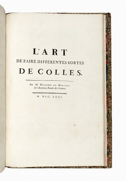 ANDRÉ JACOB ROUBO : L'art du menuisier...  - Asta Libri, autografi e manoscritti - Associazione Nazionale - Case d'Asta italiane