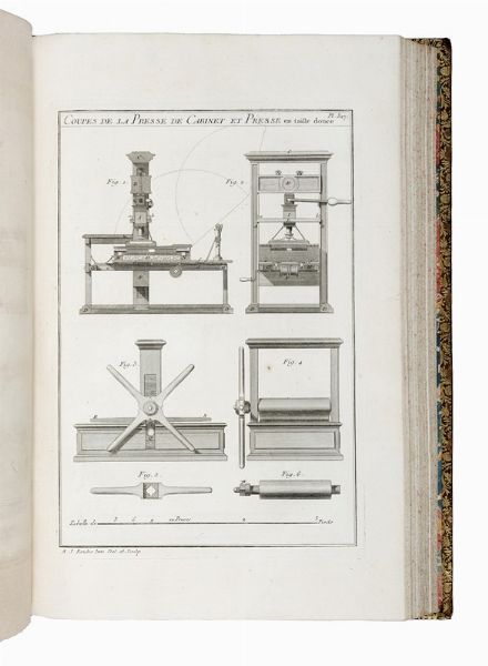ANDRÉ JACOB ROUBO : L'art du menuisier...  - Asta Libri, autografi e manoscritti - Associazione Nazionale - Case d'Asta italiane