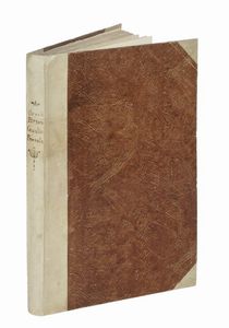 PIRRO ANTONIO FERRARO : Cavallo frenato...  - Asta Libri, autografi e manoscritti - Associazione Nazionale - Case d'Asta italiane