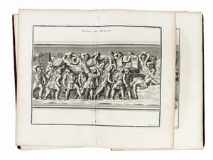 BERNARD (DE) MONTFAUCON : L'antiquité expliquée et représentée en figures [...] Par dom Bernard De Montfaucon [...] Tome premier (-cinquieme).  - Asta Libri, autografi e manoscritti - Associazione Nazionale - Case d'Asta italiane