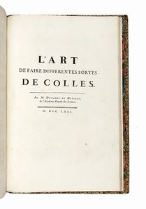 ANDRÉ JACOB ROUBO : L'art du menuisier...  - Asta Libri, autografi e manoscritti - Associazione Nazionale - Case d'Asta italiane