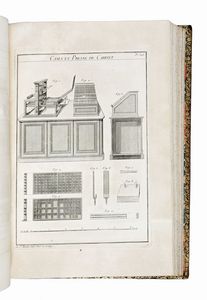 ANDRÉ JACOB ROUBO : L'art du menuisier...  - Asta Libri, autografi e manoscritti - Associazione Nazionale - Case d'Asta italiane