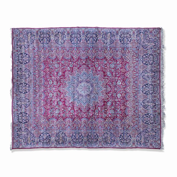 Tappeto Kirman, Persia prima metà XX secolo  - Asta Tappeti antichi dalla collezione di Manlio e Raoul Cabib - Associazione Nazionale - Case d'Asta italiane