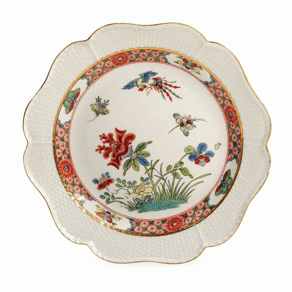 Raro piattoMeissen, verso il 1740<BR>  - Asta Maioliche e Porcellane - Associazione Nazionale - Case d'Asta italiane