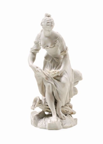 Figurina <BR>Germania, Manifattura di Ludwigsburg, verso il 1780  - Asta Maioliche e Porcellane - Associazione Nazionale - Case d'Asta italiane