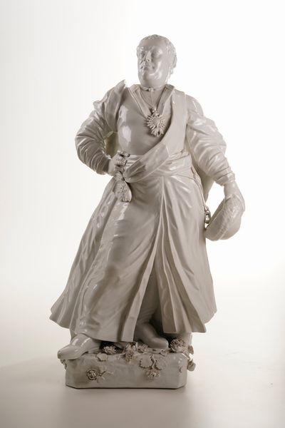 Monumentale scultura di Augusto III<BR>Vienna, XIX secolo<BR>  - Asta Maioliche e Porcellane - Associazione Nazionale - Case d'Asta italiane