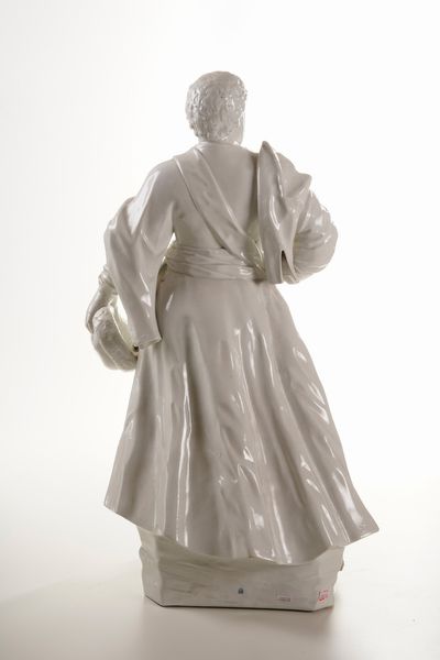 Monumentale scultura di Augusto III<BR>Vienna, XIX secolo<BR>  - Asta Maioliche e Porcellane - Associazione Nazionale - Case d'Asta italiane