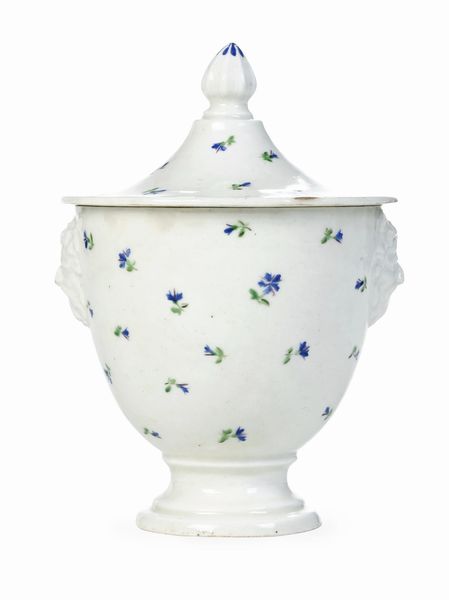 Zuccheriera<BR>Torino, Manifattura di Vinovo, periodo Lomello, 1815-1825<BR>  - Asta Maioliche e Porcellane - Associazione Nazionale - Case d'Asta italiane