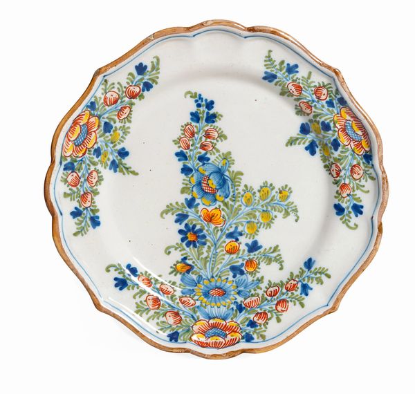 Piatto<BR>Milano, Manifattura di Felice Clerici, 1770–1790<BR>  - Asta Maioliche e Porcellane - Associazione Nazionale - Case d'Asta italiane